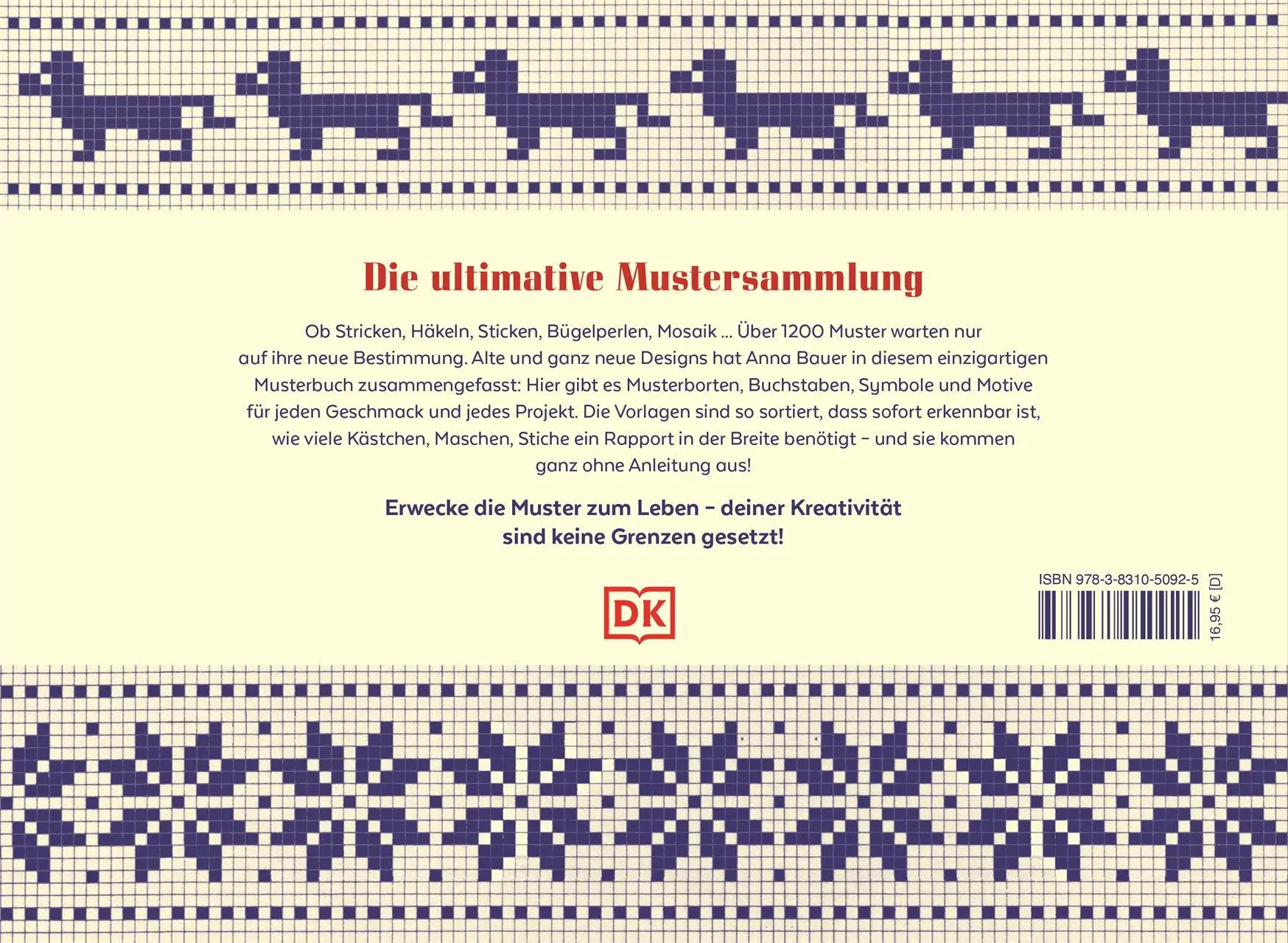 Rückseite: 9783831050925 | Das kleine Buch der fantastischen Muster | Anna Bauer | Buch | 160 S.