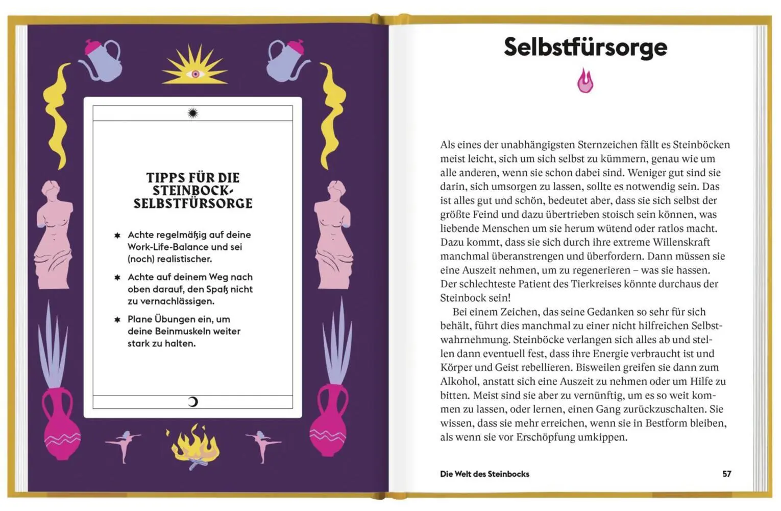 Bild: 9783848500925 | Steinbock | Ein edles Geschenkbuch über die Kraft der Astrologie