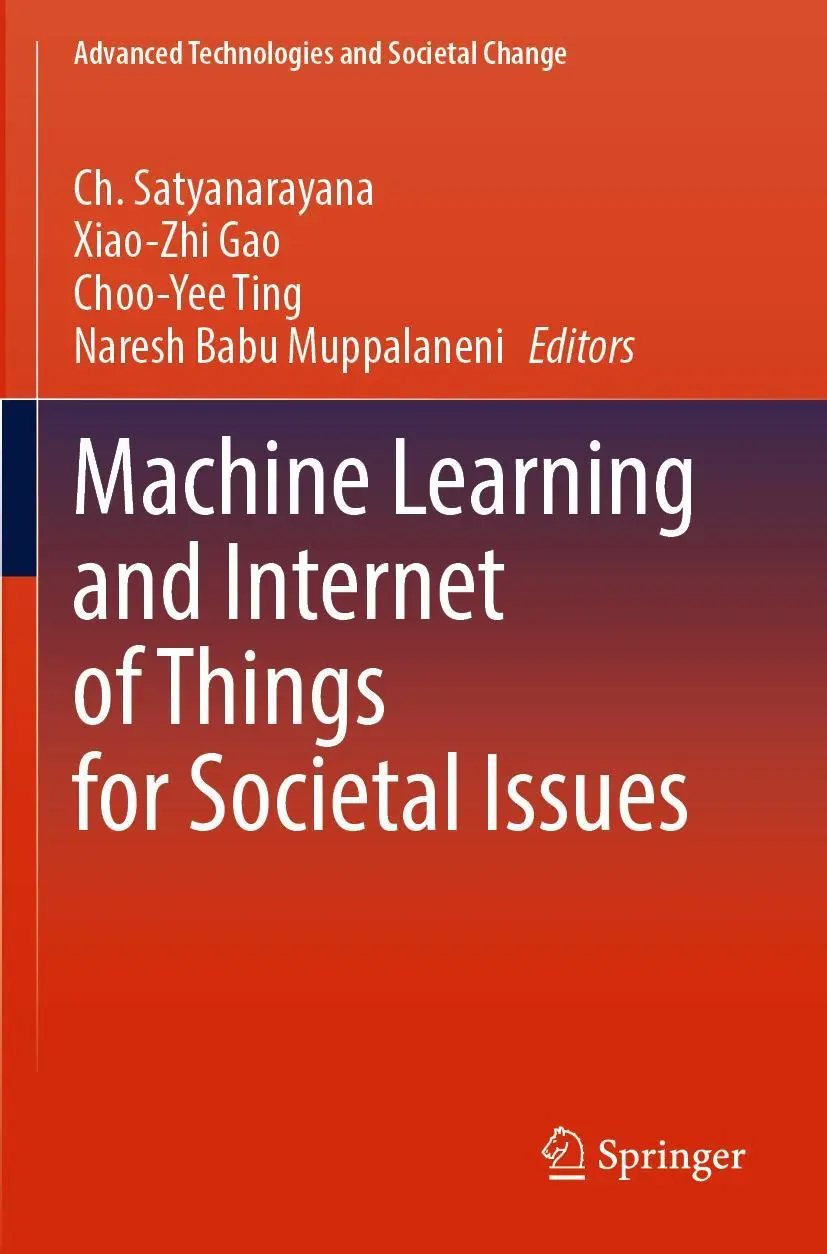 Cover: 9789811650925 | Machine Learning and Internet of Things for Societal Issues | Buch