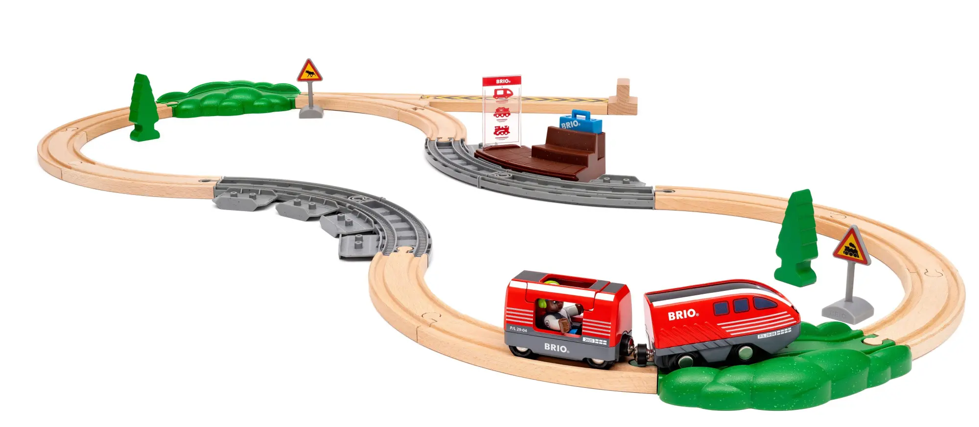 Cover: 7312350361025 | BRIO World - 36102 Zugset mit Rückziehmotor Zugset-Zubehör für...