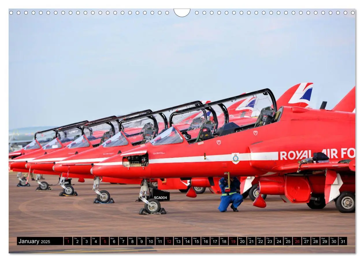 Bild: 9781325941025 | Royal Air Force The Red Arrows Formation Team (Wall Calendar 2025...