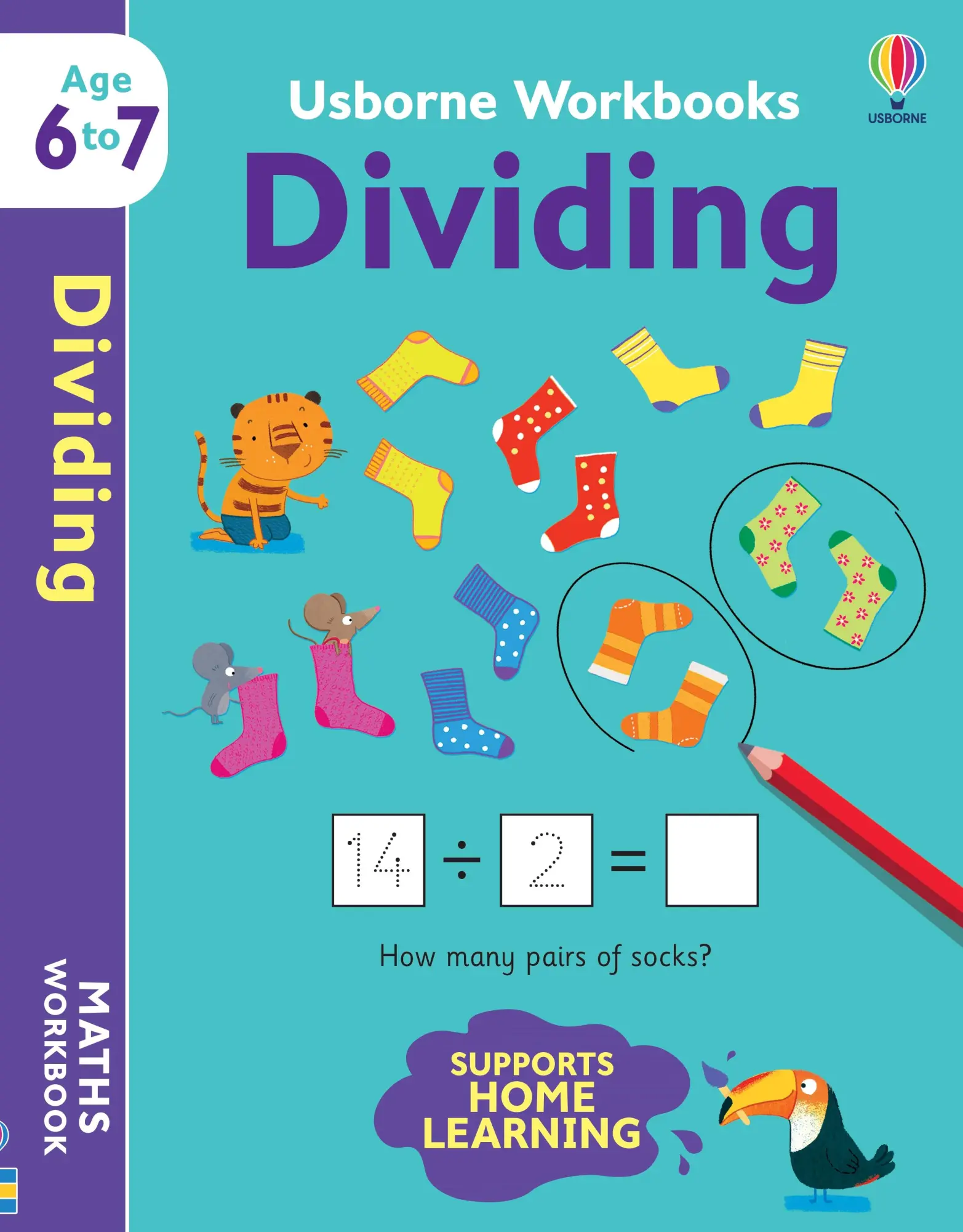 Cover: 9781474991025 | Usborne Workbooks Dividing 6-7 | Holly Bathie | Taschenbuch | Englisch