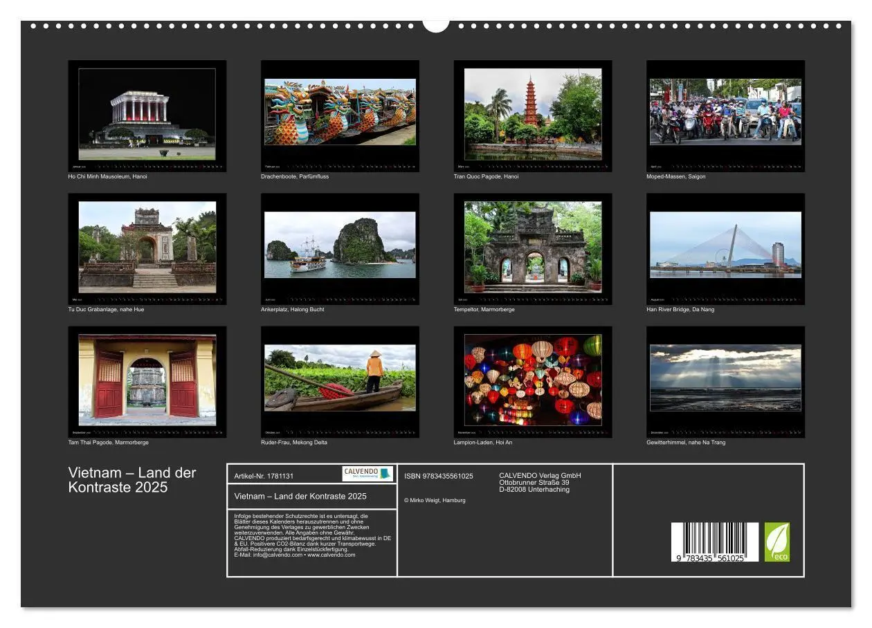 Bild: 9783435561025 | Vietnam - Land der Kontraste 2025 (hochwertiger Premium...