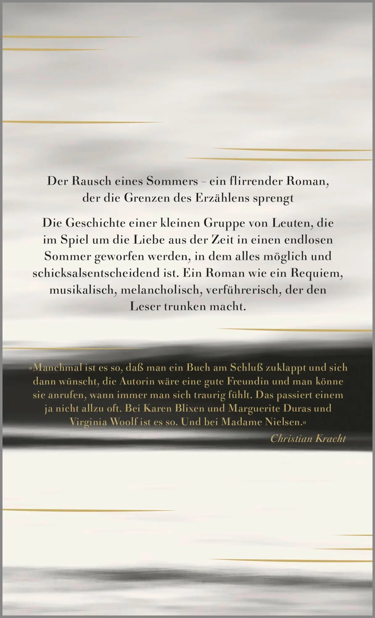 Rückseite: 9783462051025 | Der endlose Sommer | Ein Requiem | Madame Nielsen | Buch | 192 S.