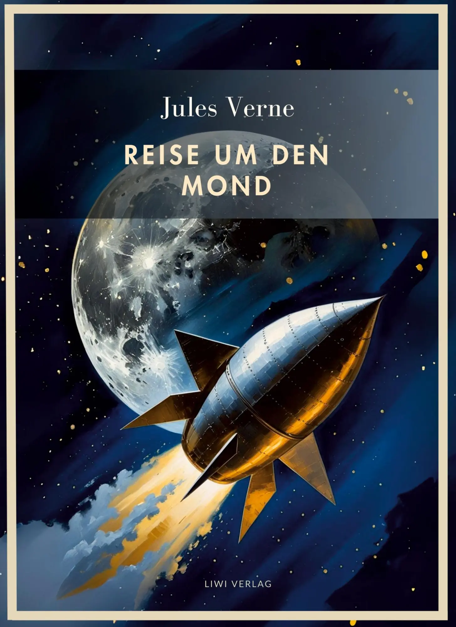 Cover: 9783753801025 | Jules Verne: Reise um den Mond. Vollständige Neuausgabe | Jules Verne