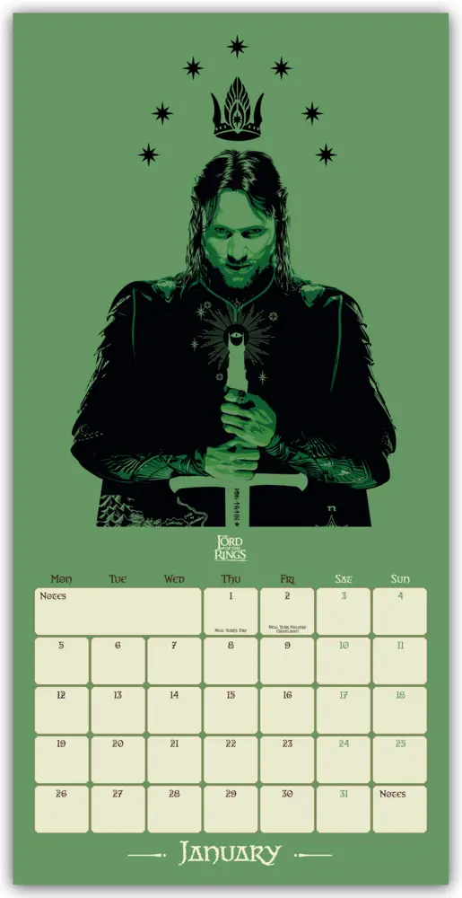 Bild: 9783803531025 | Lord of the Rings - Der Herr der Ringe 2026 - A3-Posterkalender | 2026