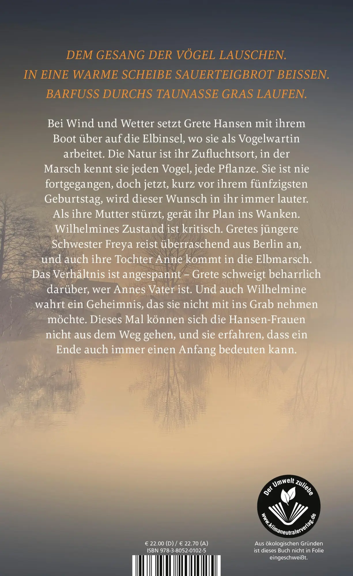 Rückseite: 9783805201025 | Die Rückkehr der Kraniche | Romy Fölck | Buch | 336 S. | Deutsch