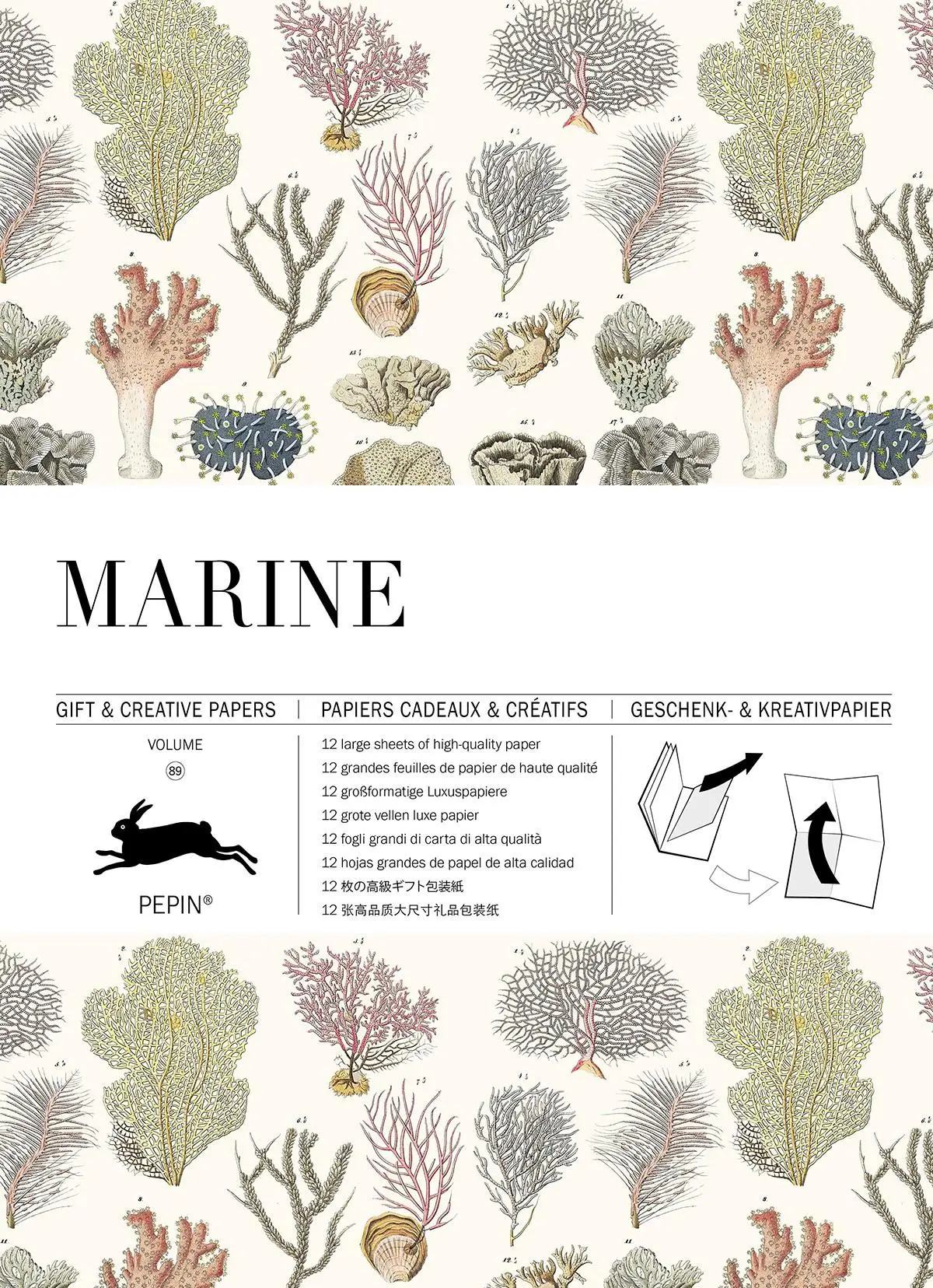 Cover: 9789460091025 | Marine | Gift &amp; Creative Paper Book Vol. 89 | Pepin Van Roojen | Buch