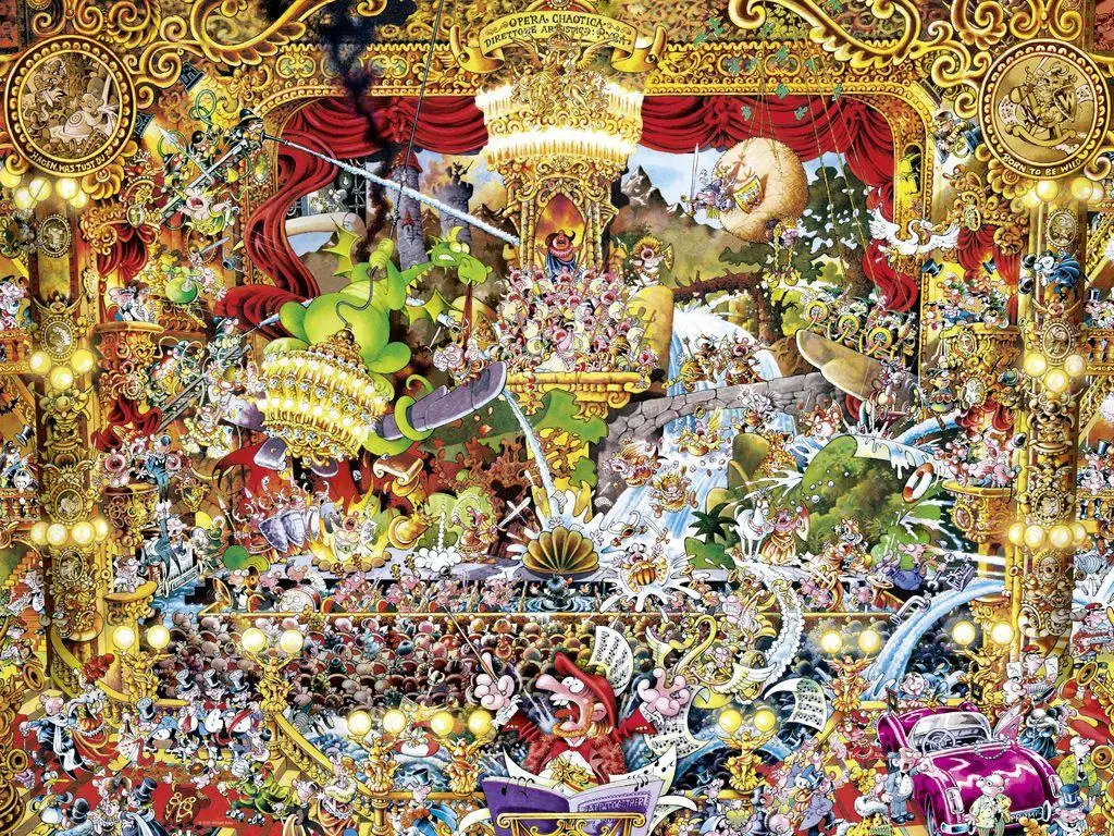 Bild: 4001689301125 | OPERA CHAOTICA, HEYE Puzzle von Michael Ryba | Spiel | 30112 | Deutsch