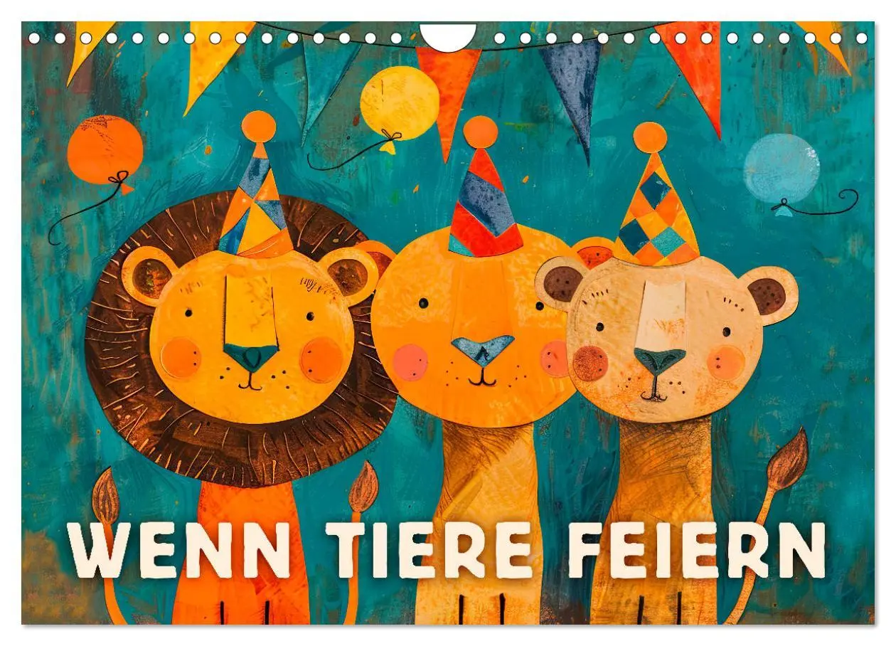 Cover: 9783457331125 | Wenn Tiere feiern (Wandkalender 2026 DIN A4 quer), CALVENDO...