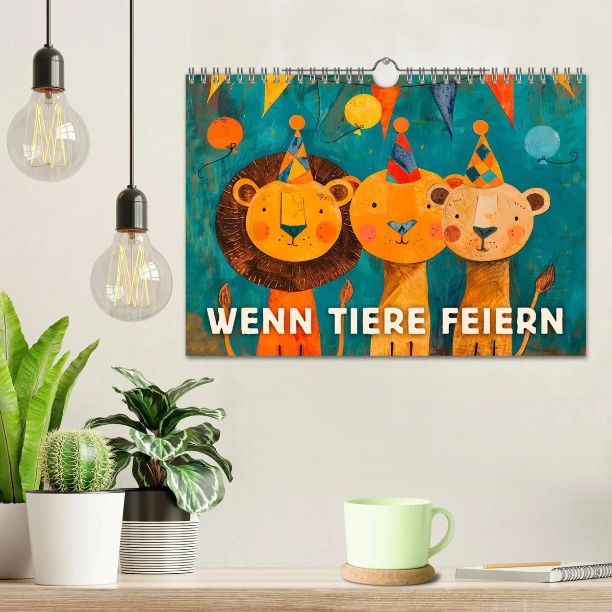 Bild: 9783457331125 | Wenn Tiere feiern (Wandkalender 2026 DIN A4 quer), CALVENDO...