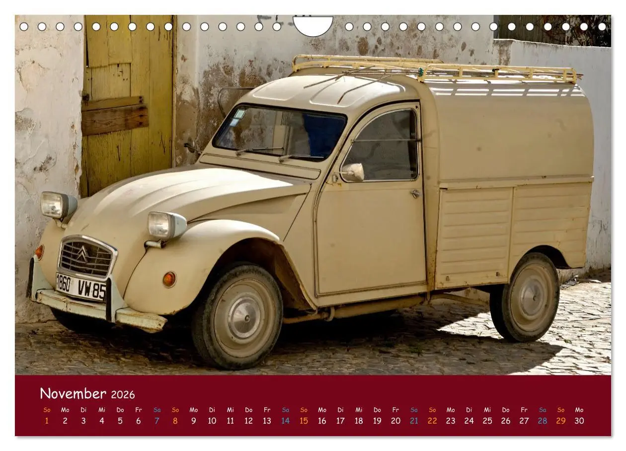 Bild: 9783457571125 | Citroen 2 CV Kult um die Ente (Wandkalender 2026 DIN A4 quer),...