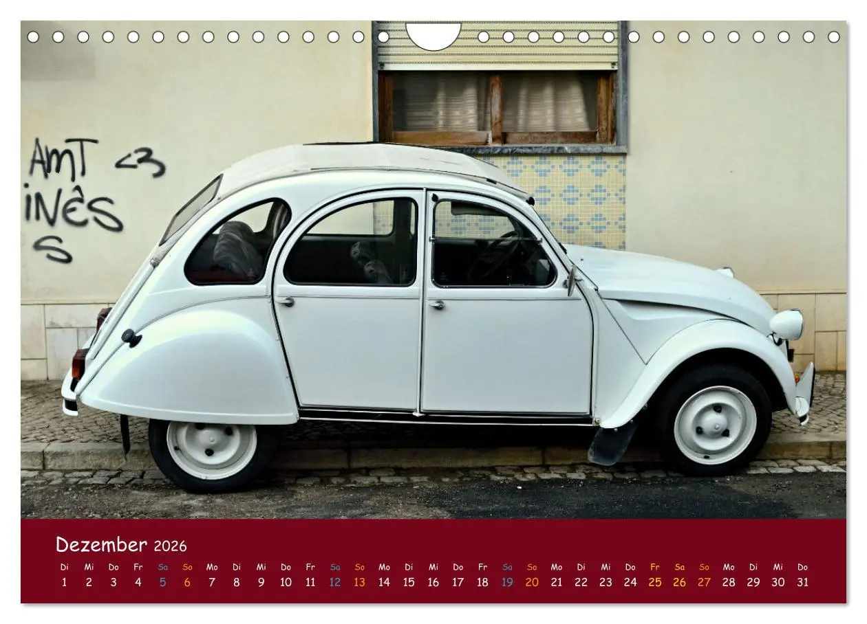 Bild: 9783457571125 | Citroen 2 CV Kult um die Ente (Wandkalender 2026 DIN A4 quer),...