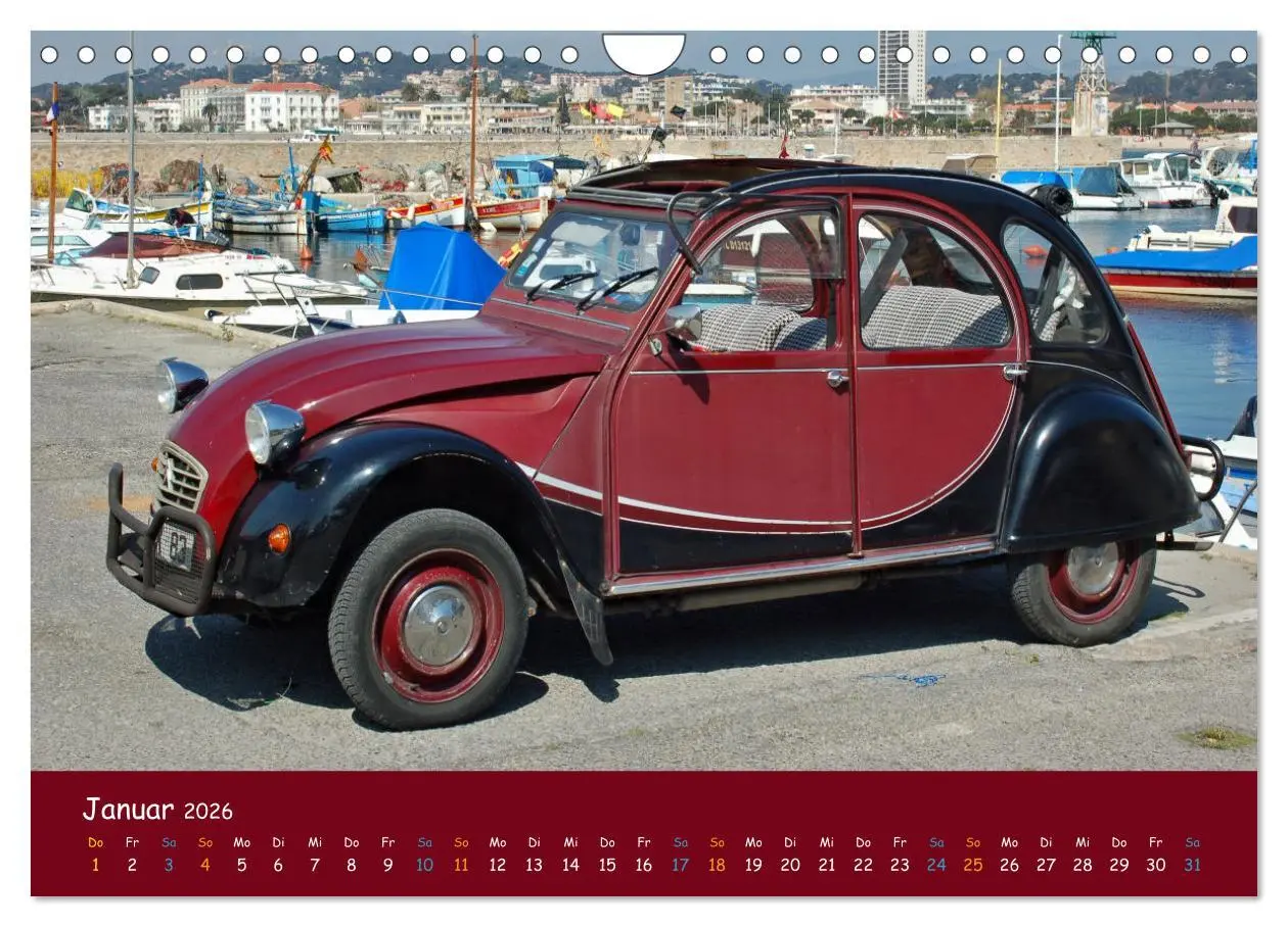 Bild: 9783457571125 | Citroen 2 CV Kult um die Ente (Wandkalender 2026 DIN A4 quer),...