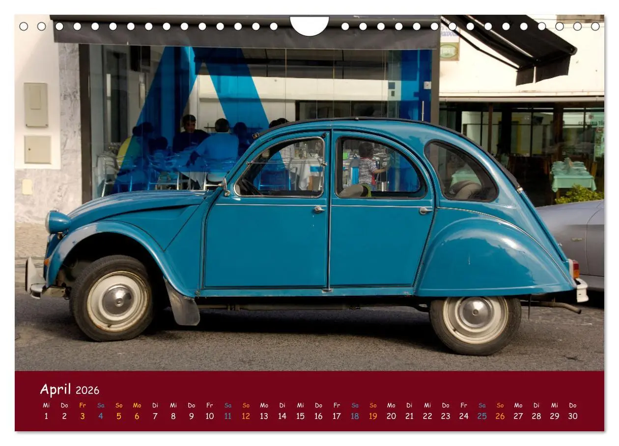 Bild: 9783457571125 | Citroen 2 CV Kult um die Ente (Wandkalender 2026 DIN A4 quer),...