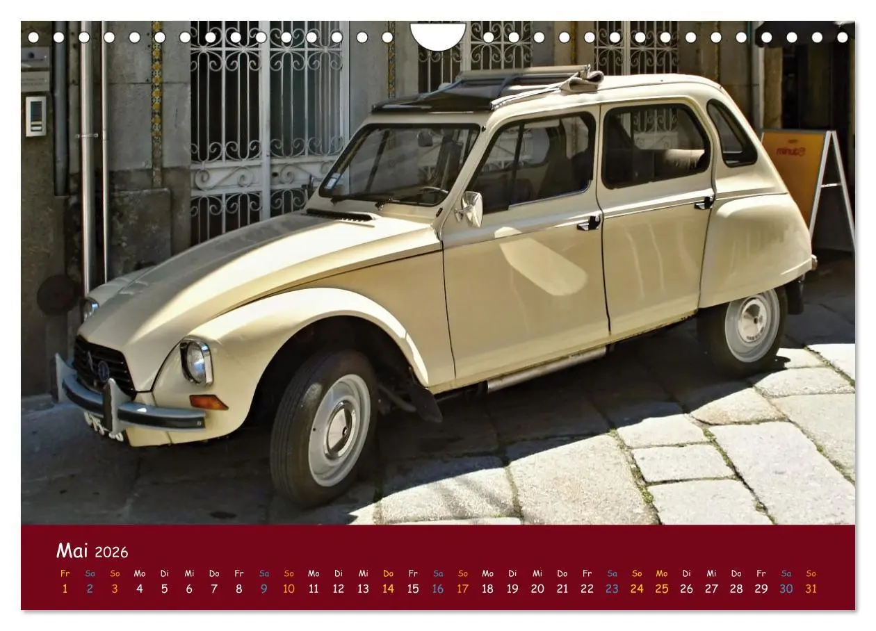 Bild: 9783457571125 | Citroen 2 CV Kult um die Ente (Wandkalender 2026 DIN A4 quer),...