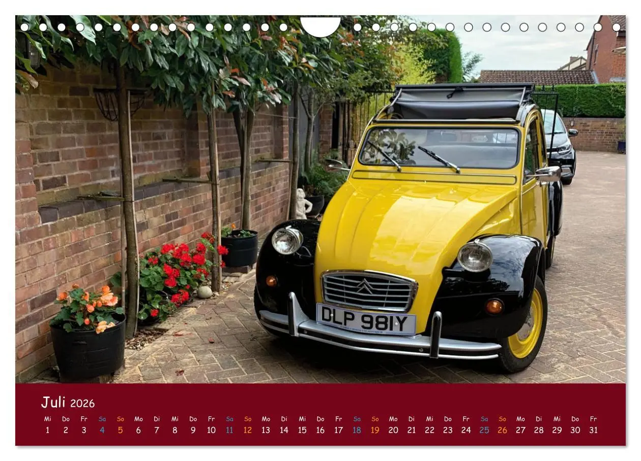 Bild: 9783457571125 | Citroen 2 CV Kult um die Ente (Wandkalender 2026 DIN A4 quer),...