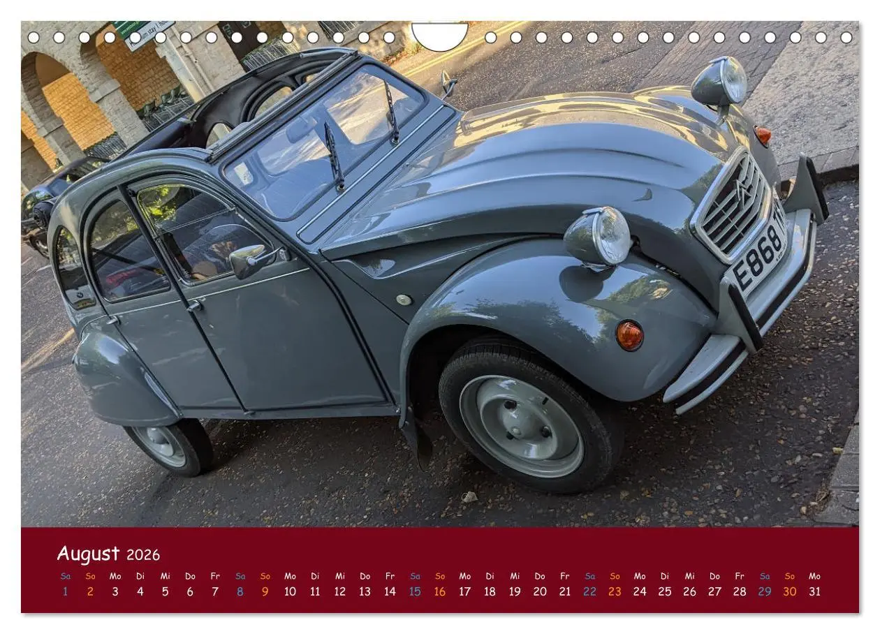 Bild: 9783457571125 | Citroen 2 CV Kult um die Ente (Wandkalender 2026 DIN A4 quer),...