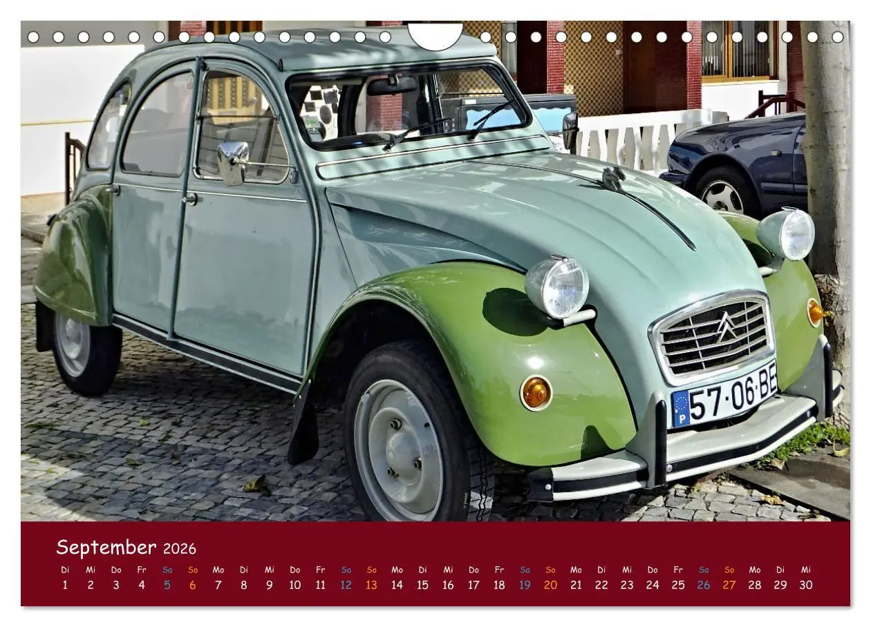 Bild: 9783457571125 | Citroen 2 CV Kult um die Ente (Wandkalender 2026 DIN A4 quer),...