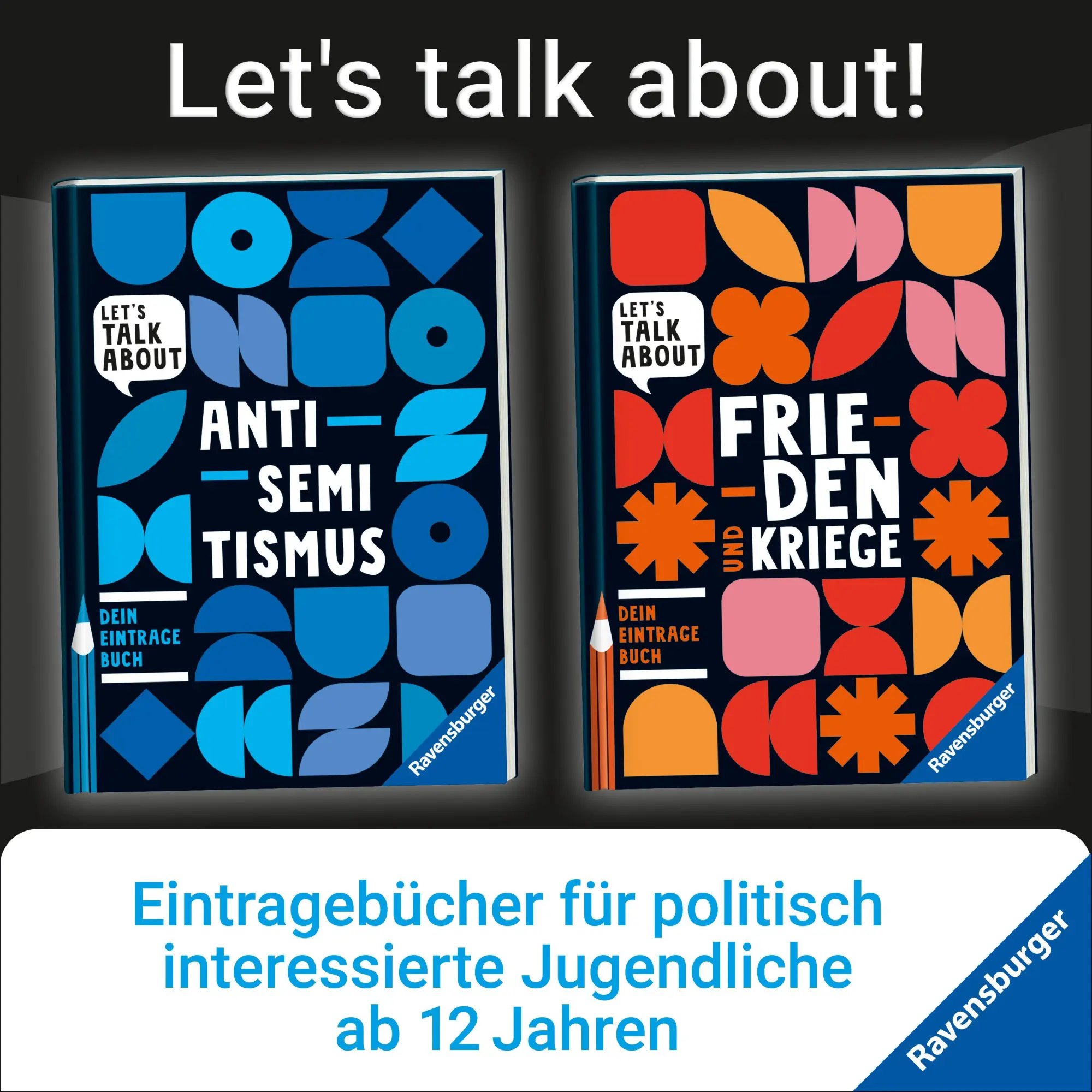 Bild: 9783473481125 | Let's talk about - Frieden und Kriege. Dein Eintragebuch | Buch | 2026