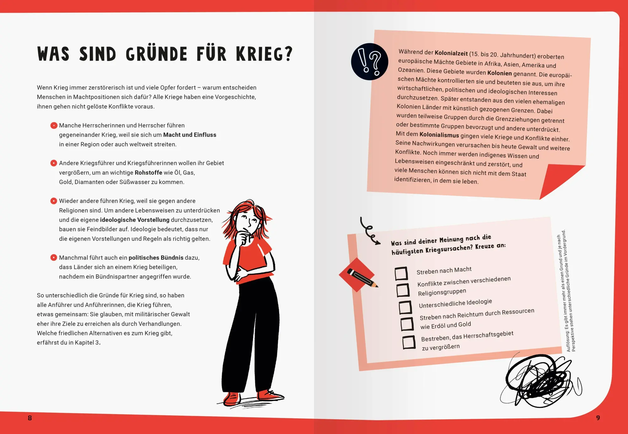 Bild: 9783473481125 | Let's talk about - Frieden und Kriege. Dein Eintragebuch | Buch | 2026