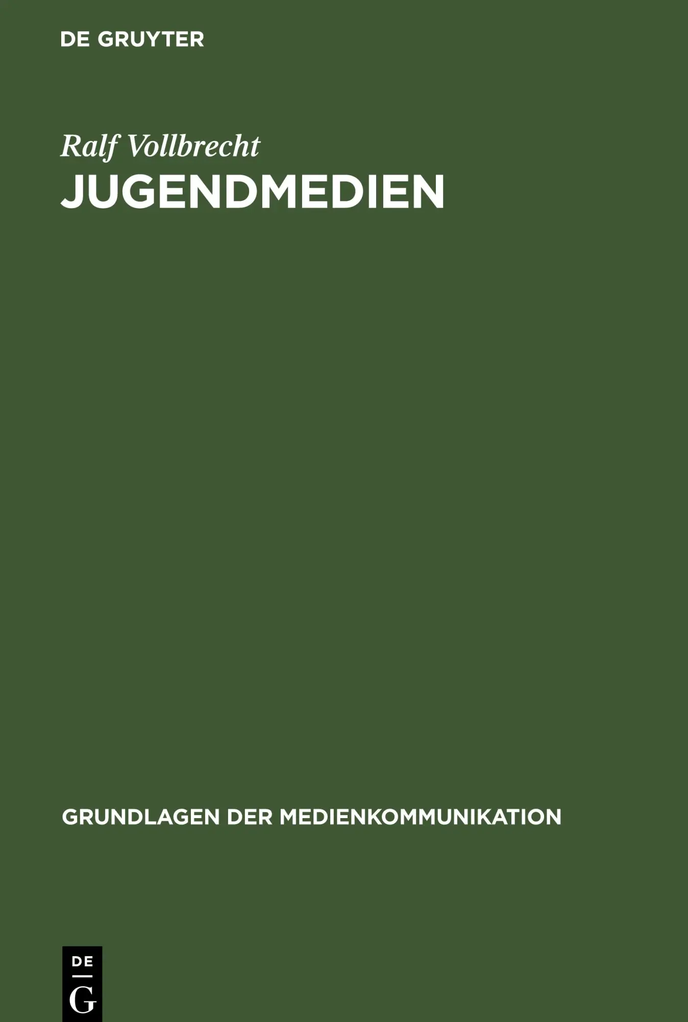 Cover: 9783484371125 | Jugendmedien | Ralf Vollbrecht | Buch | VI | Deutsch | 2026