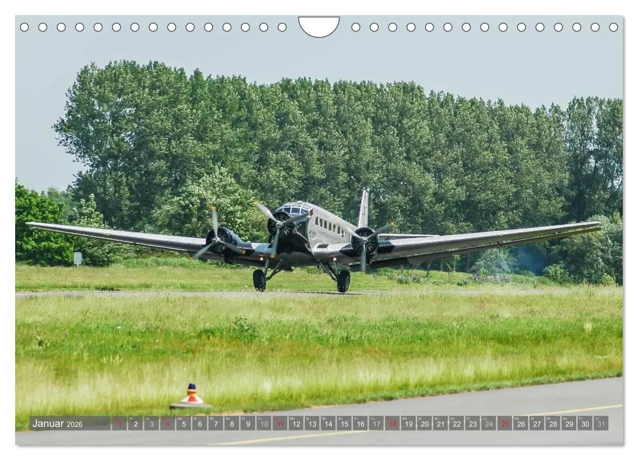 Bild: 9783516041125 | JU 52 - Zwischen Himmel und Erde (Wandkalender 2026 DIN A4 quer),...