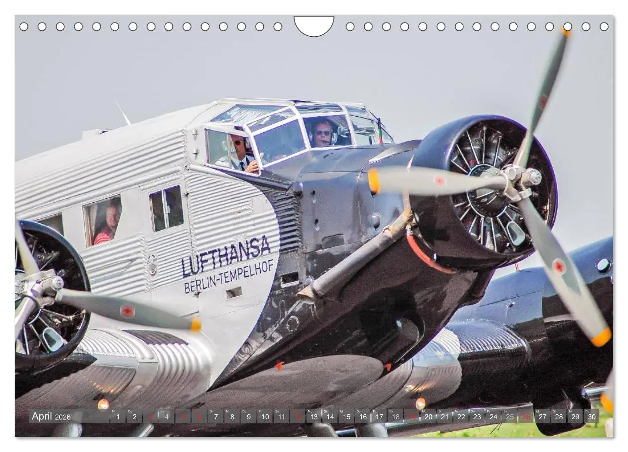 Bild: 9783516041125 | JU 52 - Zwischen Himmel und Erde (Wandkalender 2026 DIN A4 quer),...