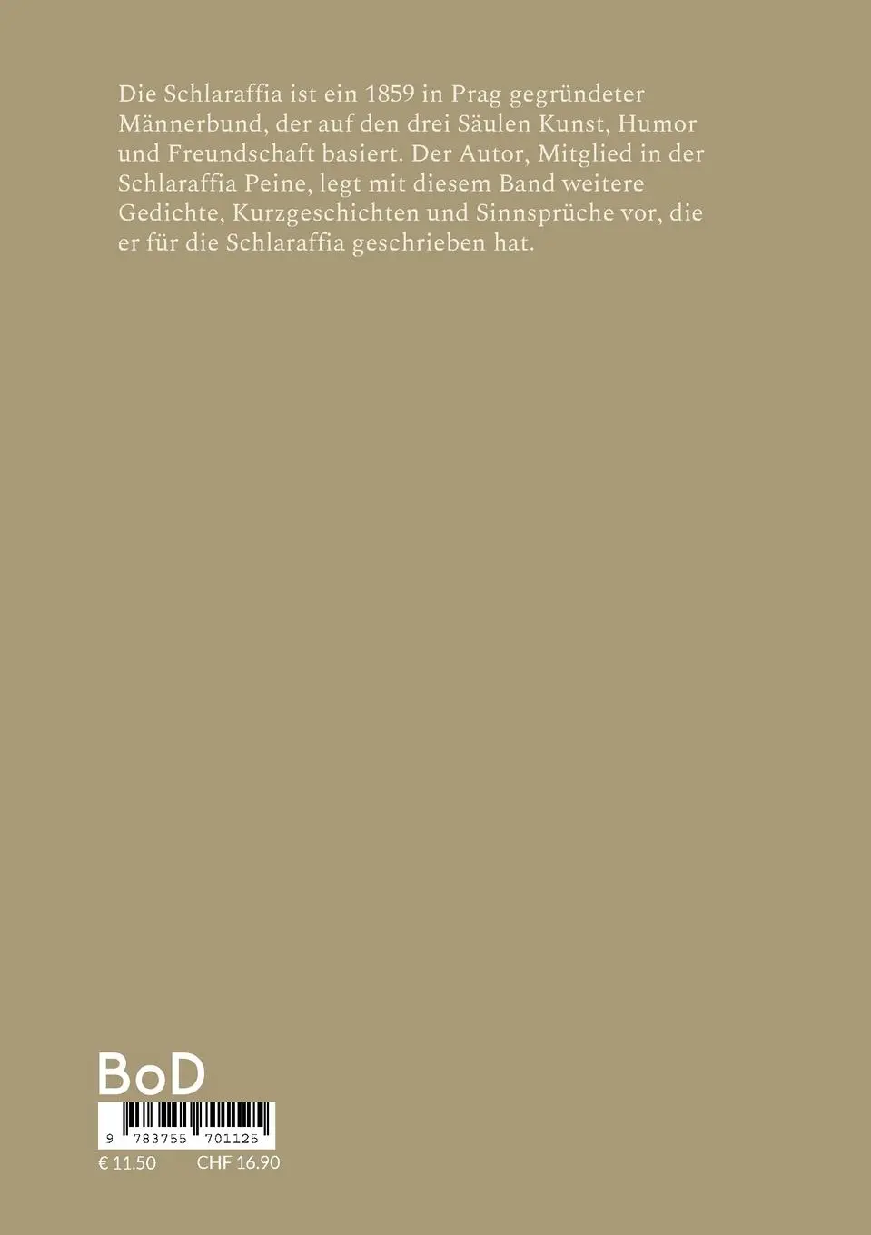 Rückseite: 9783755701125 | Dem Uhu gilt mein erster Gruß | Neue Fechsungen für die Schlaraffia