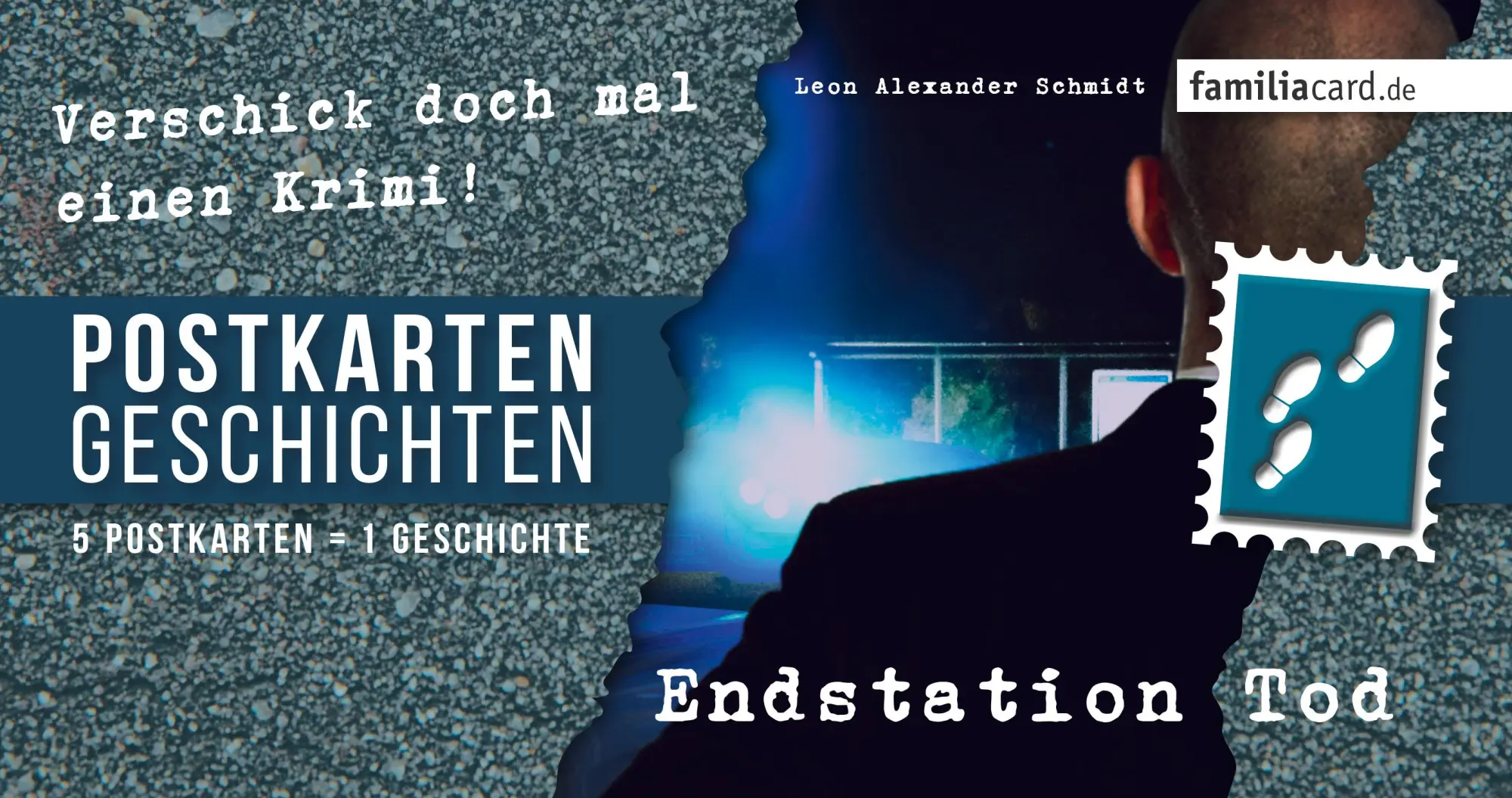 Cover: 9783961311125 | Endstation Tod | Postkartengeschichte | Leon Alexander Schmidt | Buch