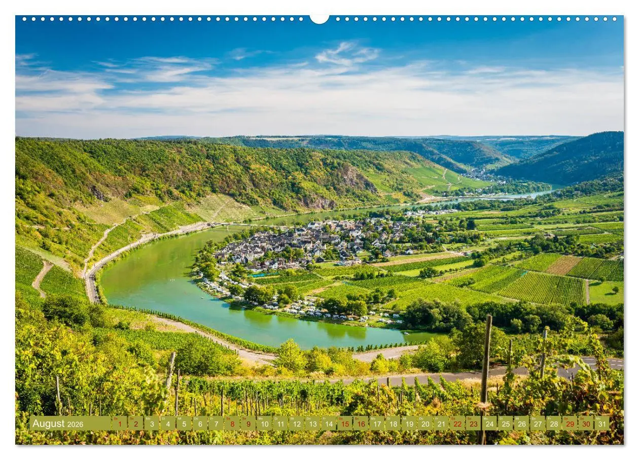 Bild: 9783457871225 | Mosellandschaften (Wandkalender 2026 DIN A2 quer), CALVENDO...