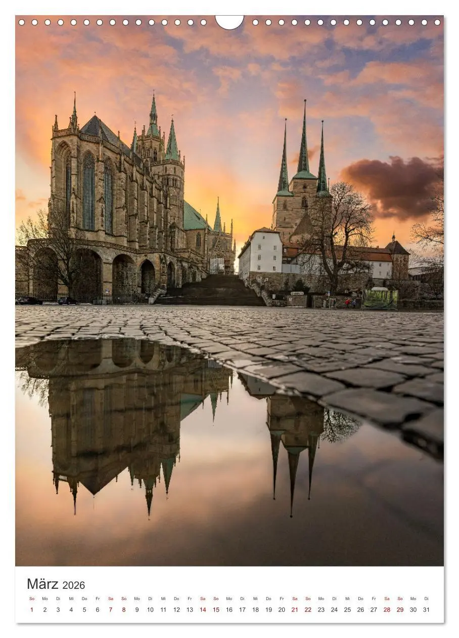 Bild: 9783516271225 | Erfurt - Die romantische Altstadt (Wandkalender 2026 DIN A3 hoch),...