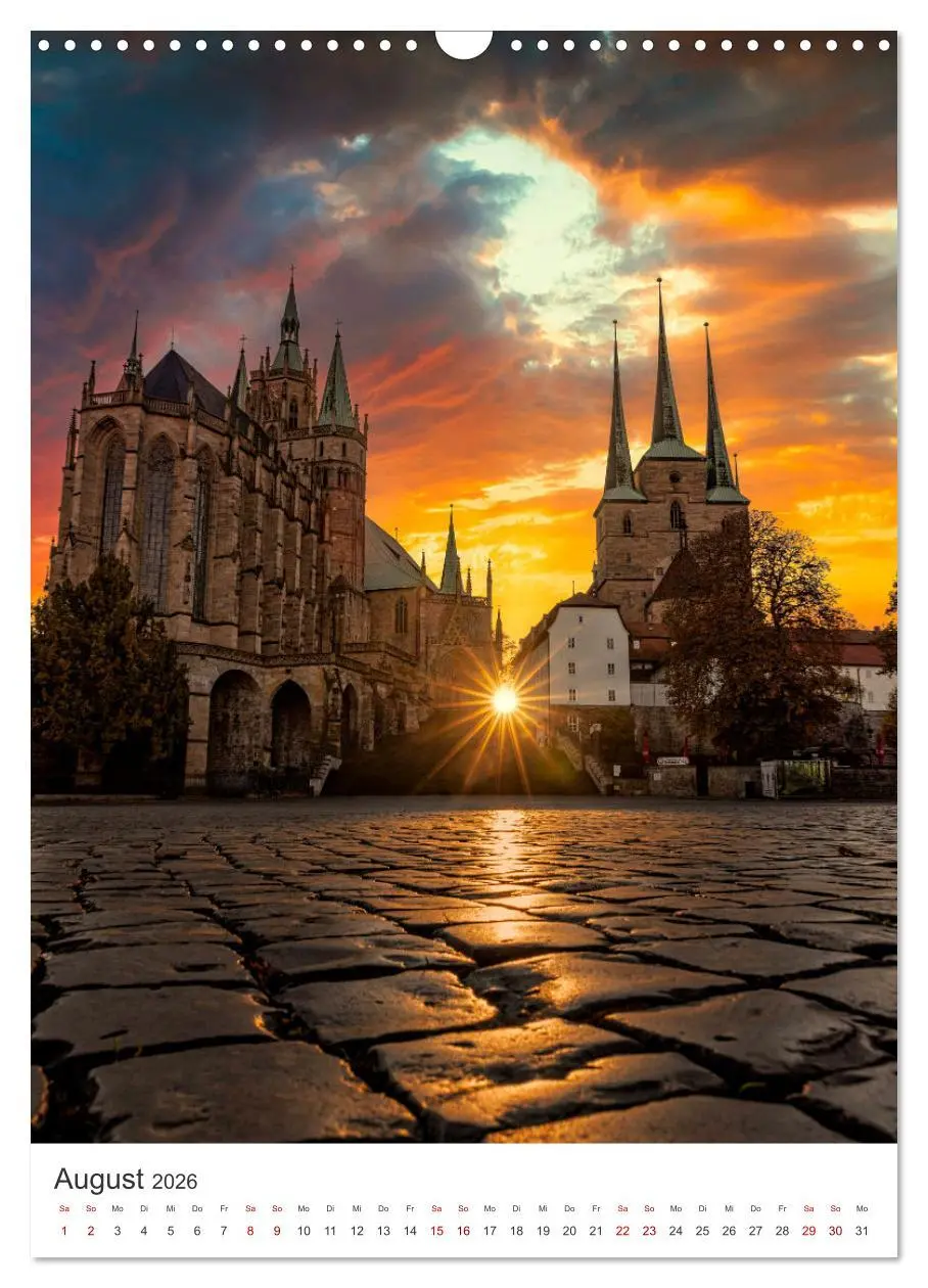 Bild: 9783516271225 | Erfurt - Die romantische Altstadt (Wandkalender 2026 DIN A3 hoch),...