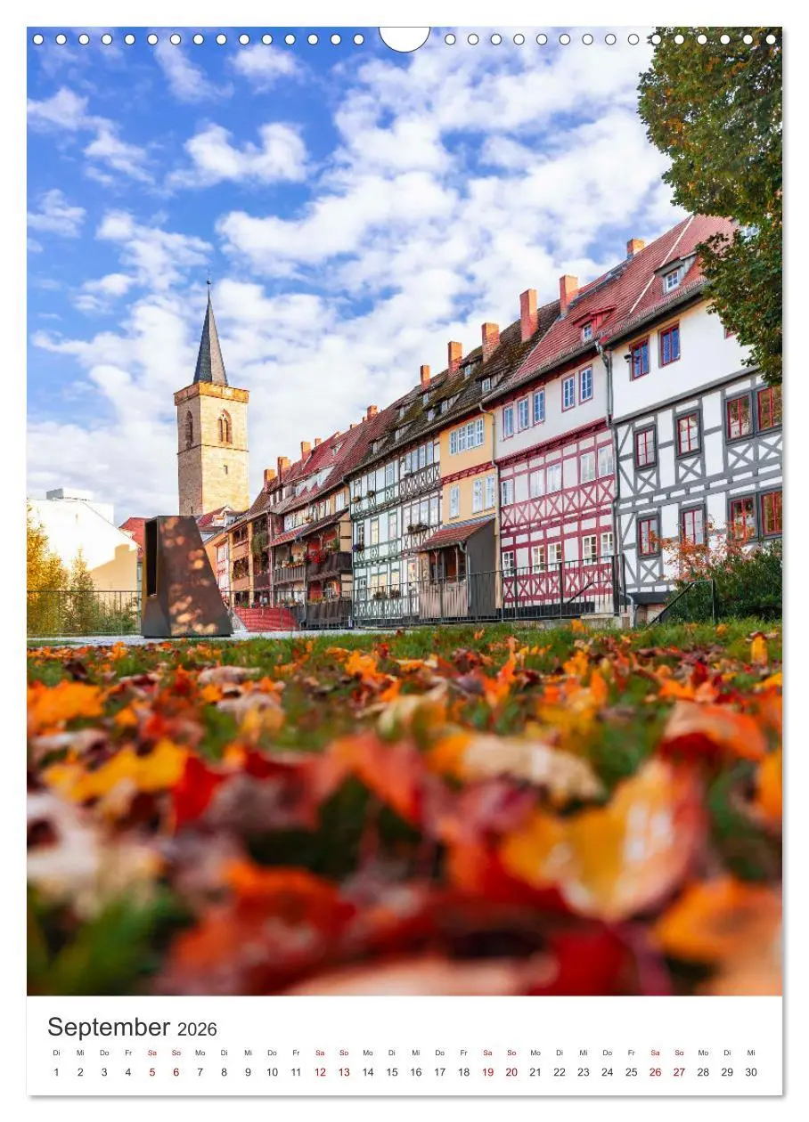 Bild: 9783516271225 | Erfurt - Die romantische Altstadt (Wandkalender 2026 DIN A3 hoch),...