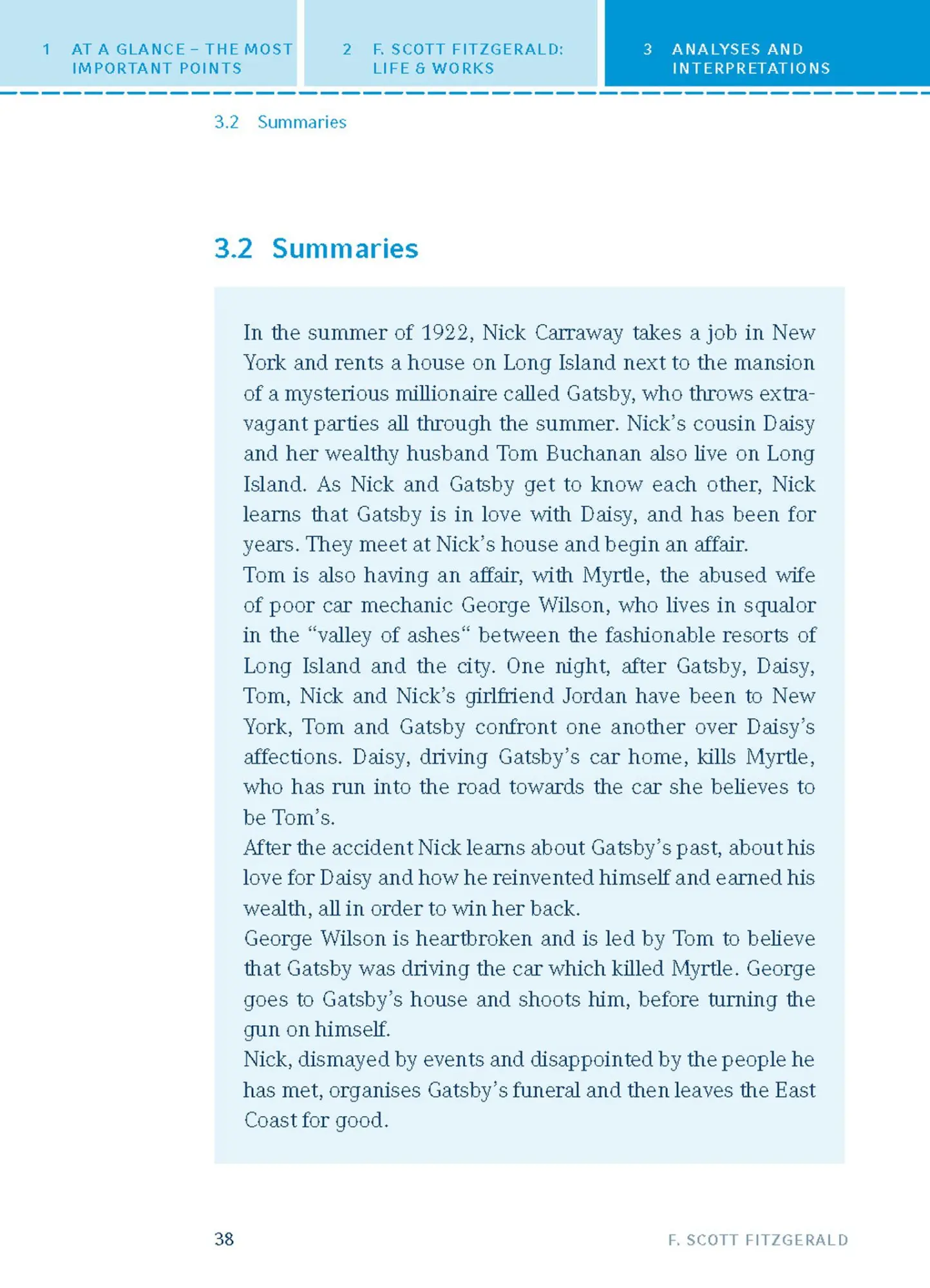 Bild: 9783804431225 | The Great Gatsby von F. Scott Fitzgerald. | F. Scott Fitzgerald | Buch