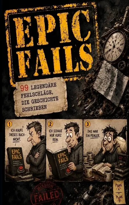 Cover: 9783912891225 | Epic Fails | 99 legendäre Fehlschläge, die Geschichte schrieben | Buch