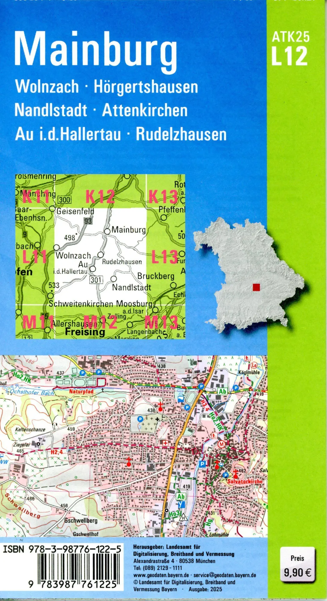 Bild: 9783987761225 | ATK25-L12 Mainburg (Amtliche Topographische Karte 1:25000) | Deutsch