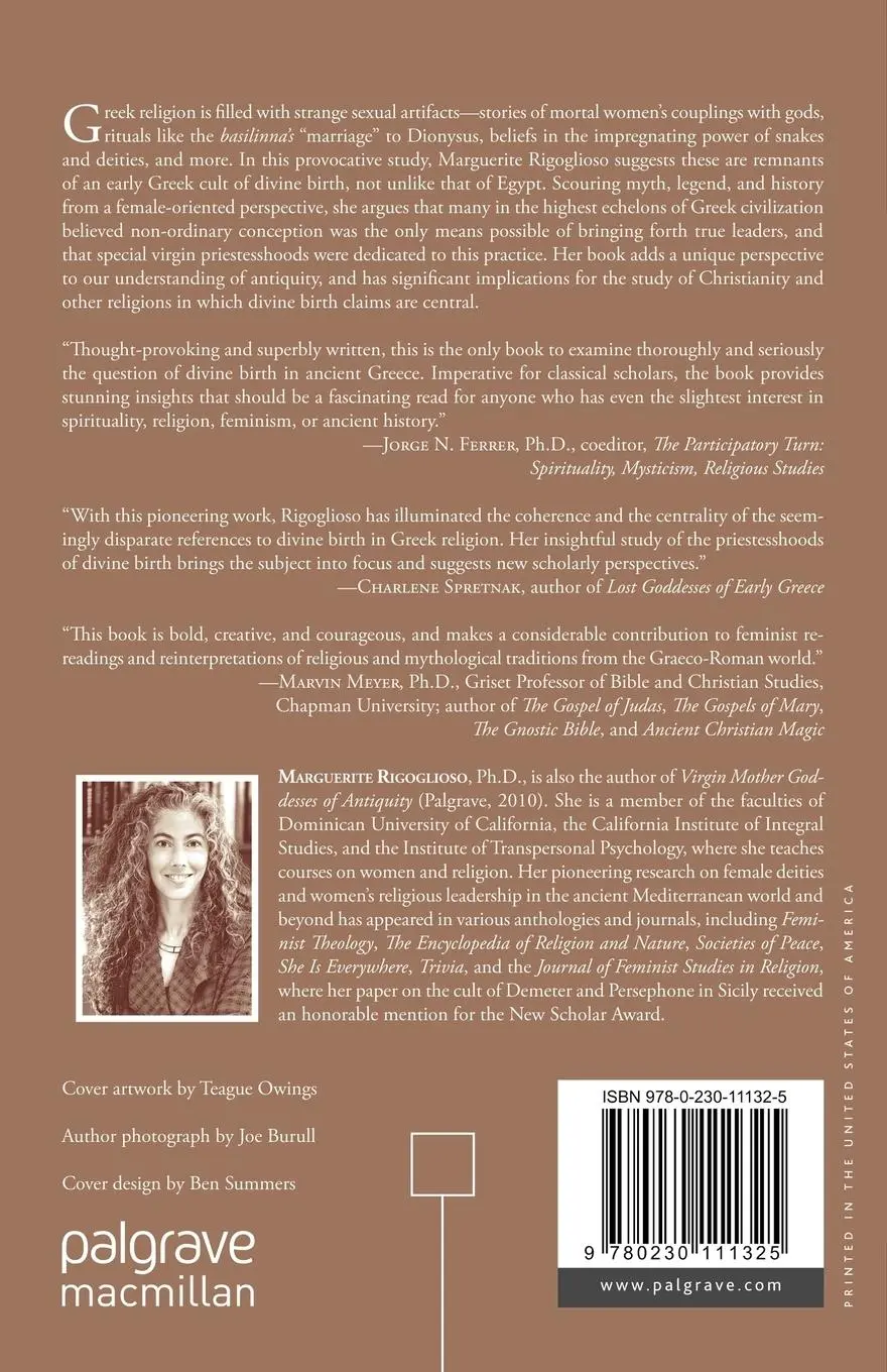 Rückseite: 9780230111325 | The Cult of Divine Birth in Ancient Greece | M. Rigoglioso | Buch | xi