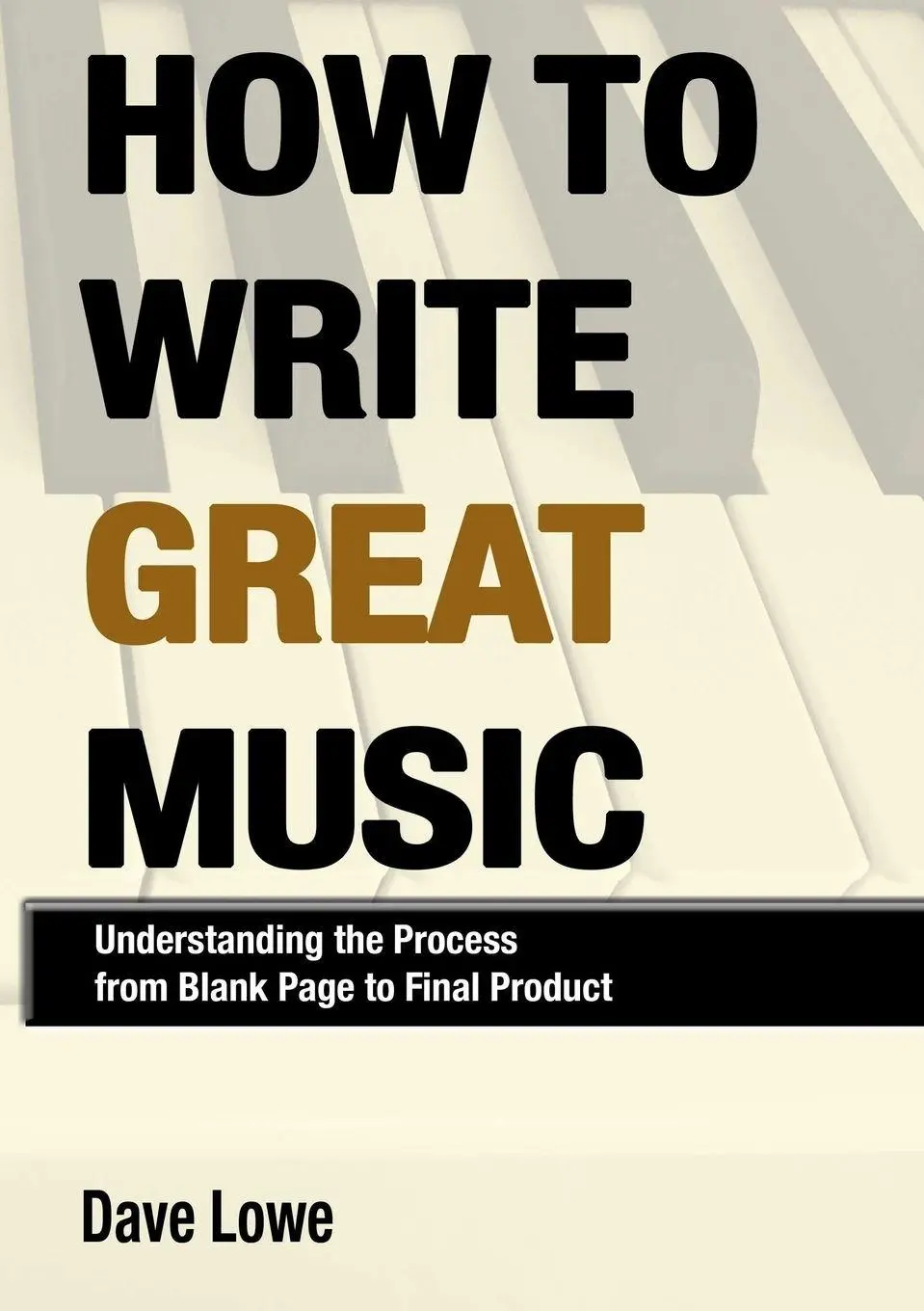 Cover: 9781329111325 | How To Write Great Music - Understanding the Process from Blank...