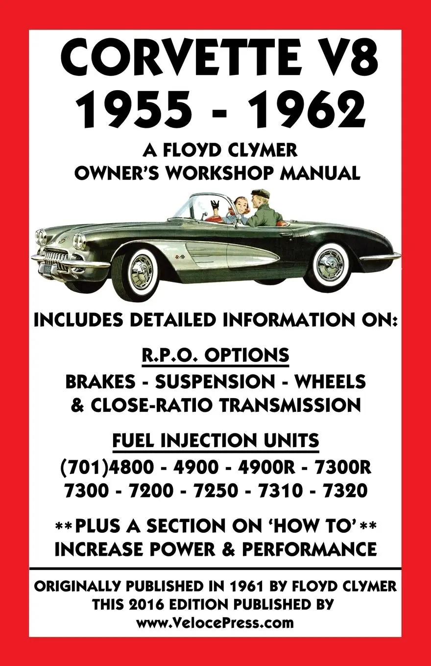 Cover: 9781588501325 | Corvette V8 1955-1962 Owner's Workshop Manual | Floyd Clymer | Buch