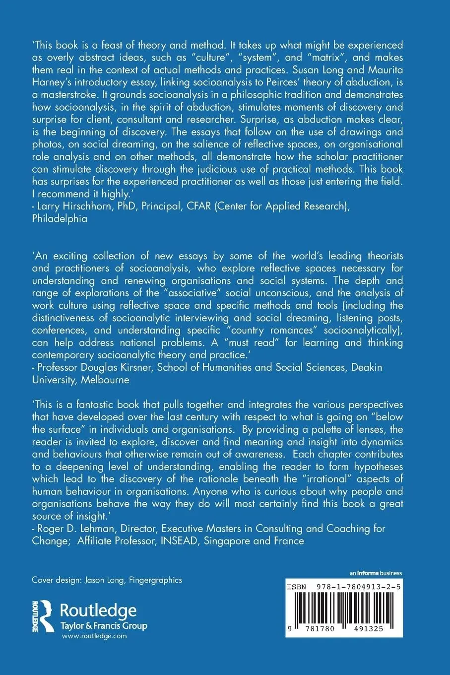 Rückseite: 9781780491325 | Socioanalytic Methods | Susan Long | Taschenbuch | Englisch | 2013