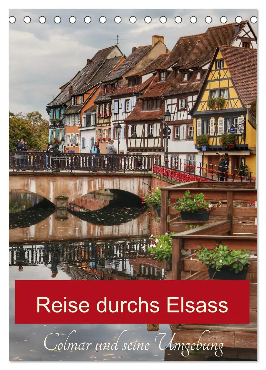 Cover: 9783516331325 | Reise durchs Elsass (Tischkalender 2026 DIN A5 hoch), CALVENDO...