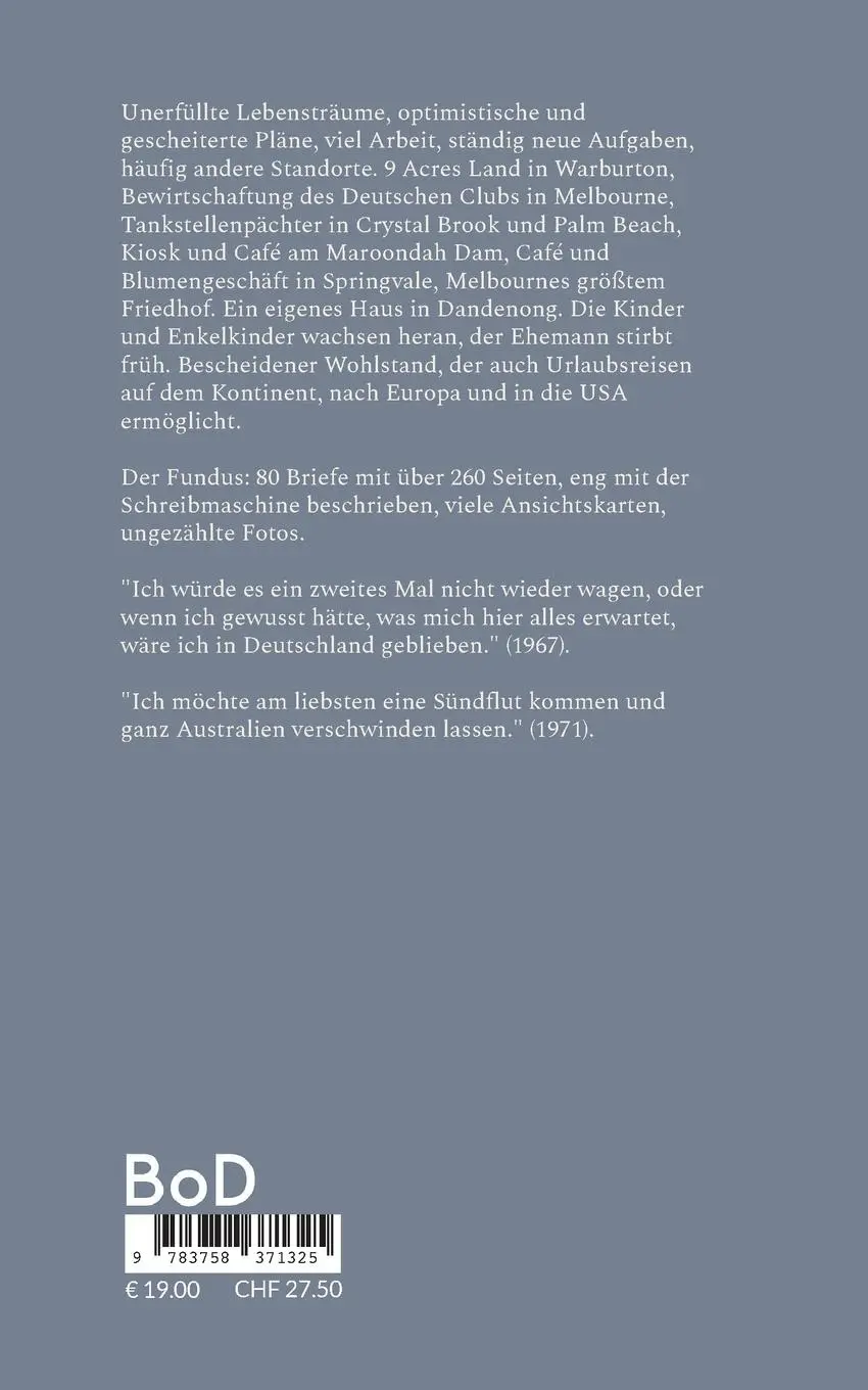 Rückseite: 9783758371325 | Von Annenheide nach Adelaide | Klaus Hübner | Taschenbuch | Paperback
