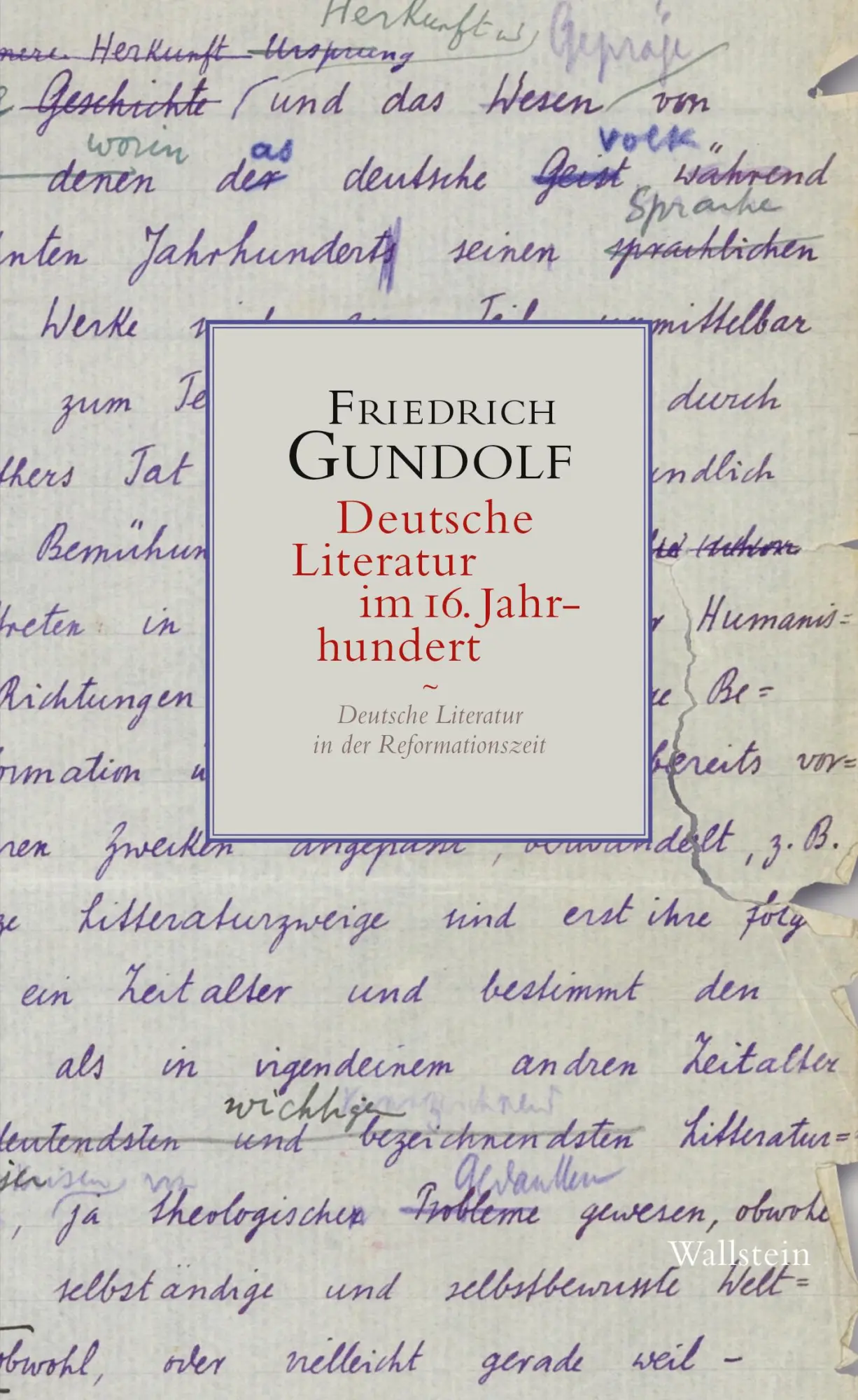 Cover: 9783835351325 | Deutsche Literatur im 16. Jahrhundert | Friedrich Gundolf | Buch