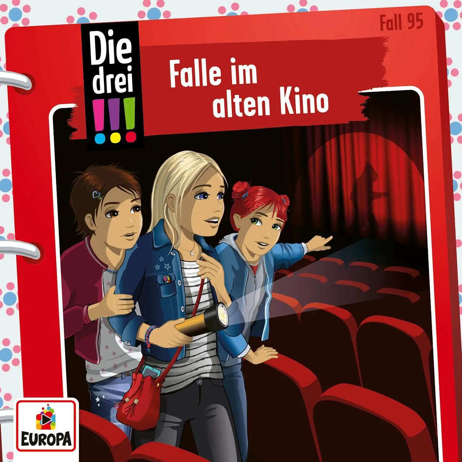 Cover: 198028401425 | Die drei !!! 95: Falle im alten Kino | Maja von Vogel | Audio-CD | CD