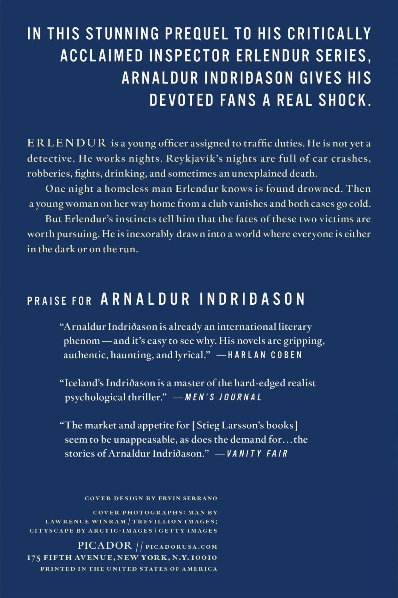 Rückseite: 9781250111425 | Reykjavik Nights | Arnaldur Indridason | Taschenbuch | Englisch | 2016