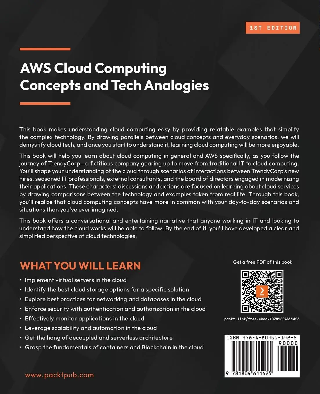 Rückseite: 9781804611425 | AWS Cloud Computing Concepts and Tech Analogies | Prajapati (u. a.)