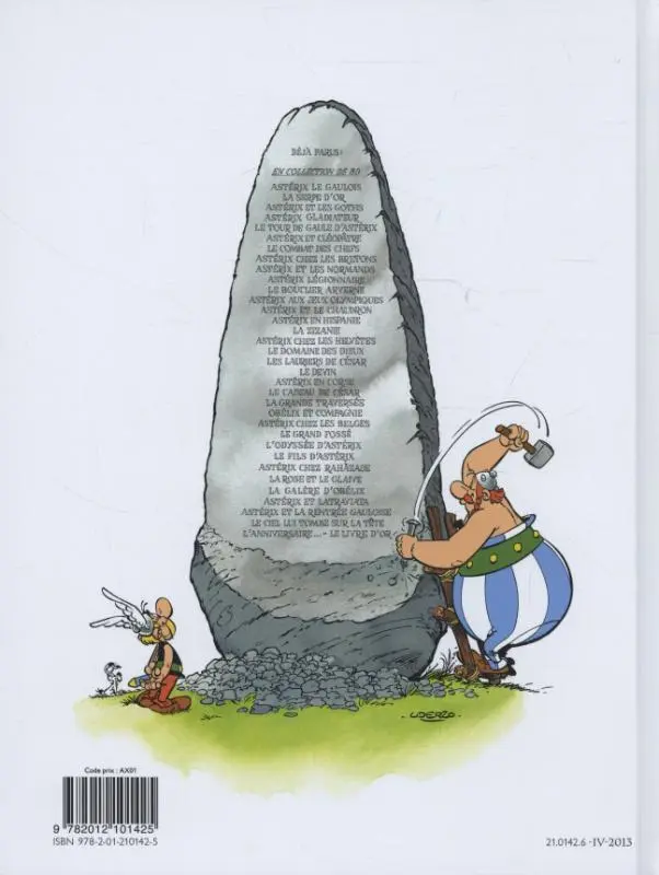 Rückseite: 9782012101425 | Asterix Französische Ausgabe 10. Legionnaire | Rene Goscinny | Buch