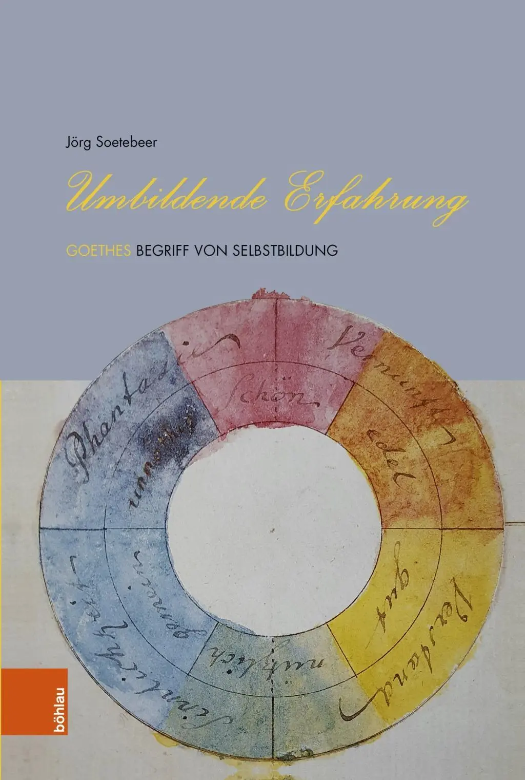 Cover: 9783412511425 | Umbildende Erfahrung | Goethes Begriff von Selbstbildung | Soetebeer