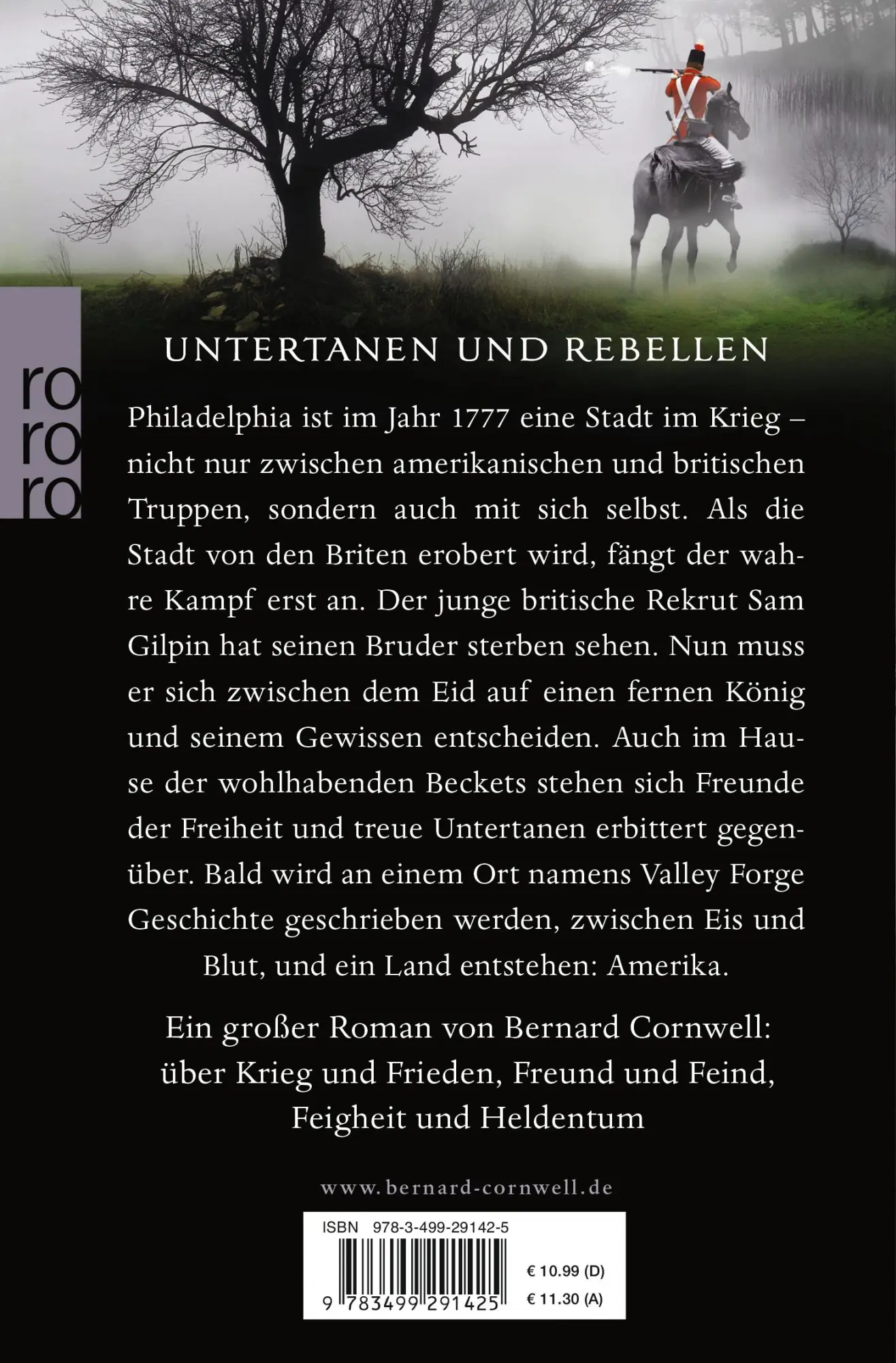 Rückseite: 9783499291425 | Rotröcke | Bernard Cornwell | Taschenbuch | 640 S. | Deutsch | 2017